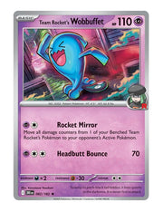 Team Rocket's Wobbuffet #082/182 Holo - Destined Rivals