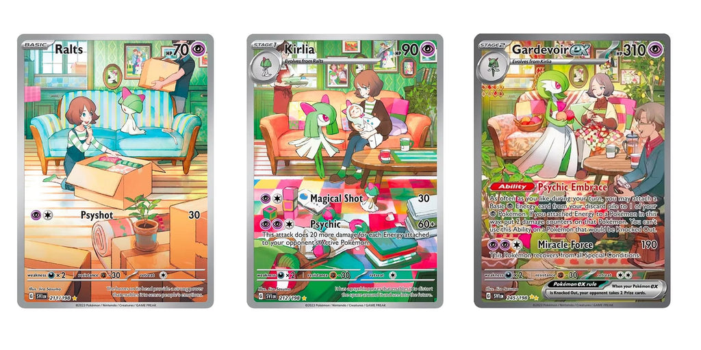 Ralts - Kirlia - Gardevoir - Scarlet Violet Base (3 Kart)