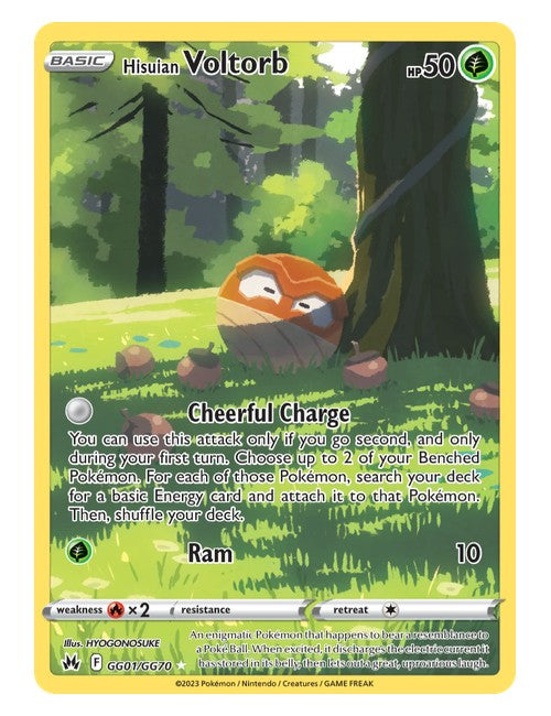 Hisuian Voltorb #GG01/GG70 - Crown Zenith Galarian Gallery