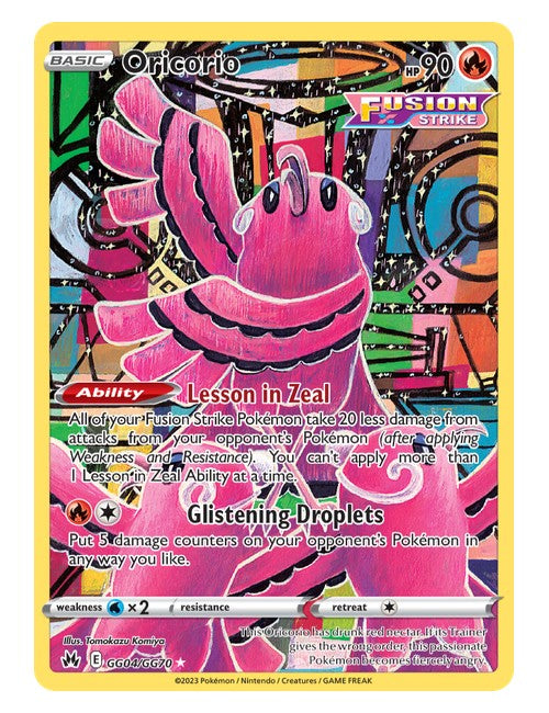 Oricorio #GG04/GG70 - Crown Zenith Galarian Gallery