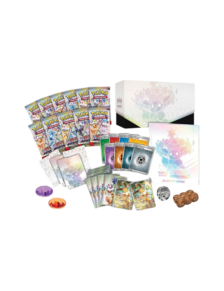 Prismatic Evolutions Pokémon Center Elite Trainer Box