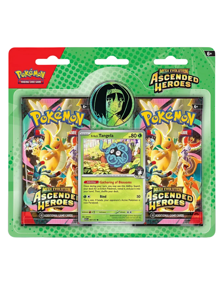 Ascended Heroes 2 Pack Blister - Erika's Tangela