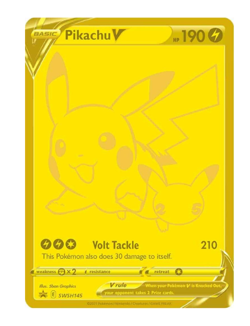 Pikachu V #SWSH145/025 - Celebrations