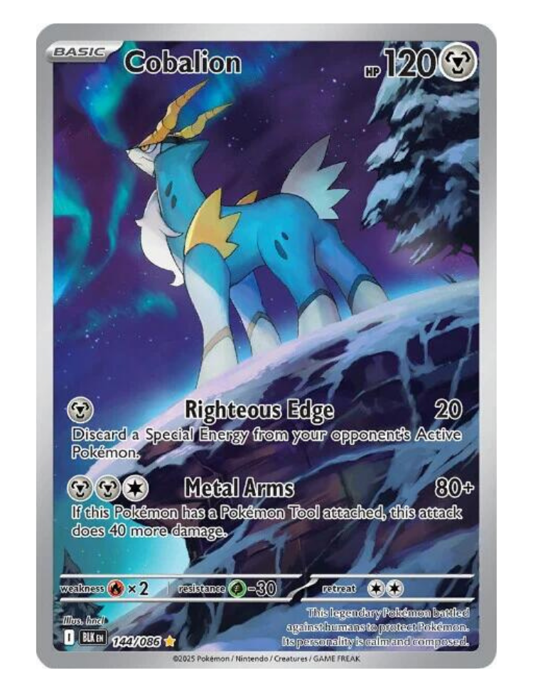Cobalion  - 144/086 - Black Bolt