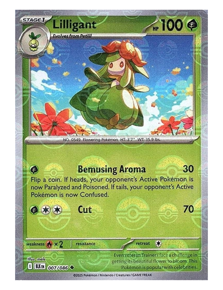 Lilligant (Master Ball)  - 007/086 - Black Bolt