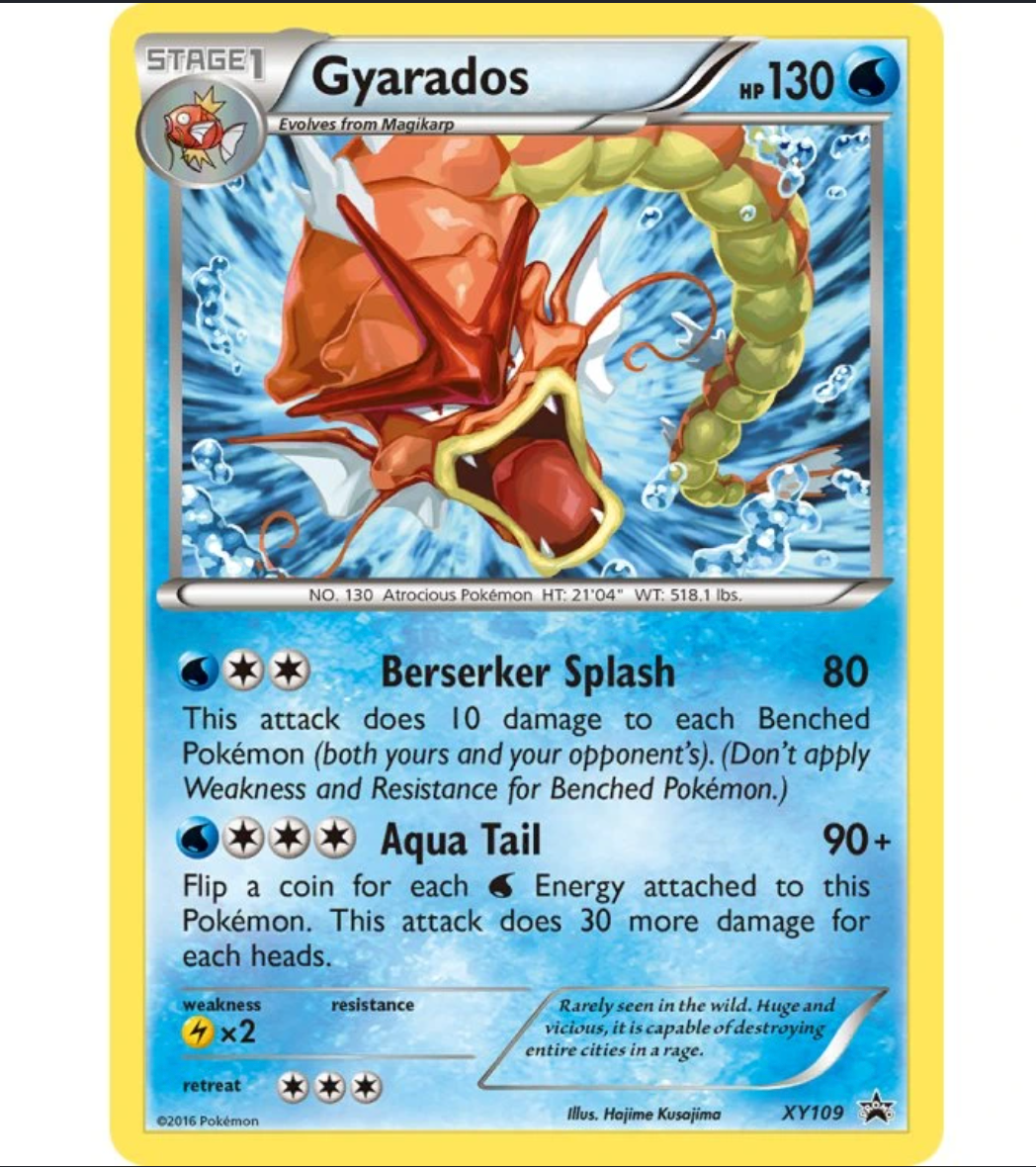 Gyarados #XY109 Pokemon Promo