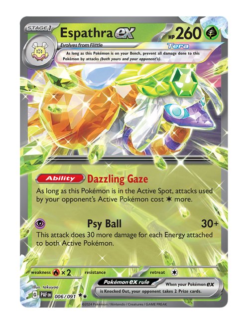 Espathra ex #006/091 - Paldean Fates