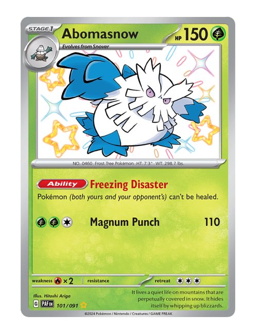 Abomasnow #101/091 - Paldean Fates