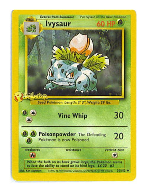 Ivysaur #30/102 - Base Set