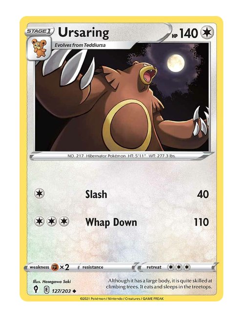 Ursaring #127/203 - Evolving Skies