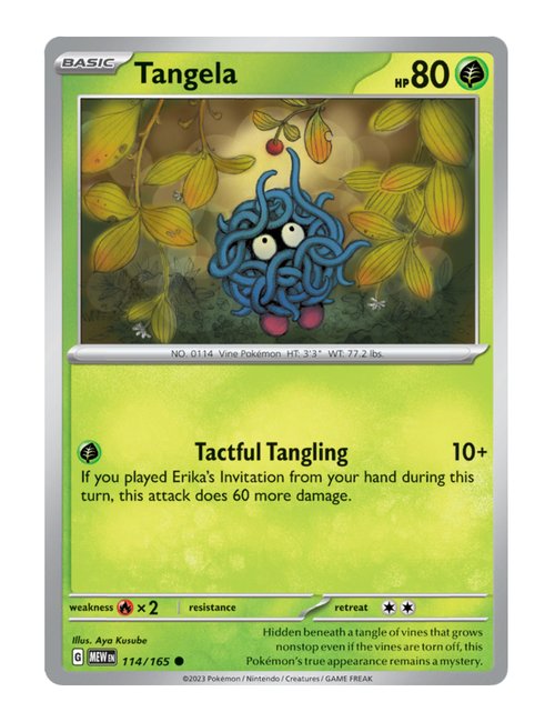 Tangela #114/165 Reverse Holo - 151