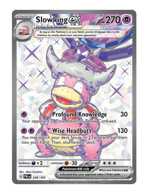 Slowking ex #238/193 - Paldea Evolved