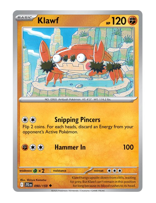 Klawf #90/159 Reverse Holo - Journey Together