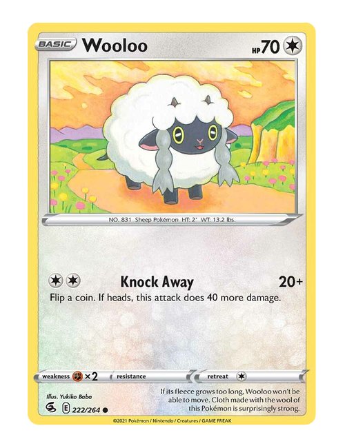 Wooloo #222/264 - Fusion Strike