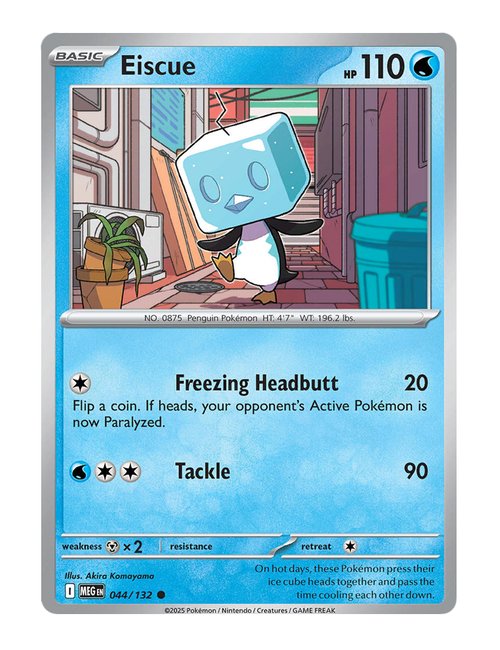 Eiscue #044/175 Reverse Holo - Mega Evolution