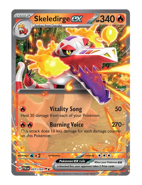 Skeledirge ex #37/193 - Paldea Evolved