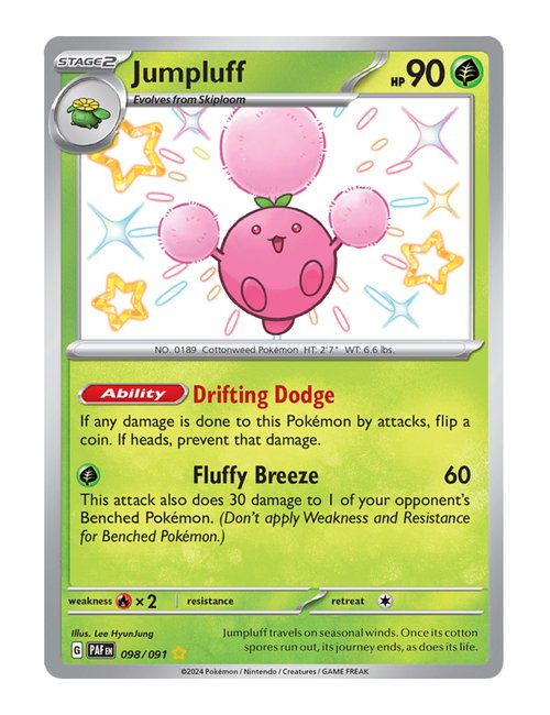 Jumpluff #098/091 - Paldean Fates