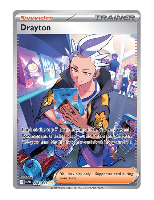Drayton #244/191 - Surging Sparks