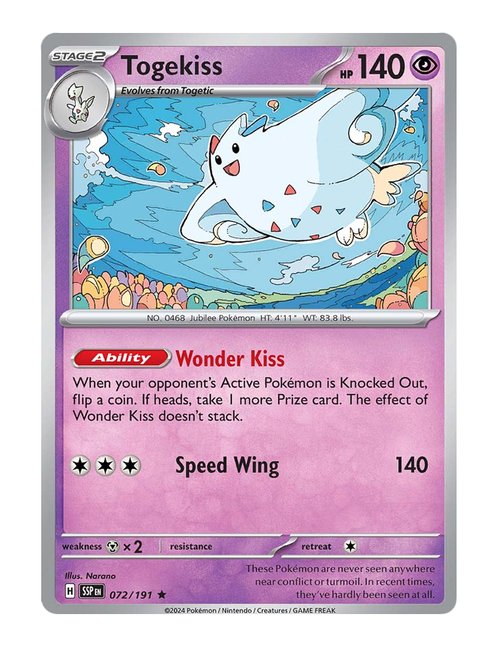 Togekiss #072/191 Reverse Holo - Surging Sparks