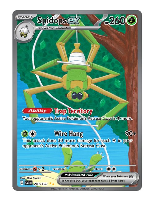 Spidops ex #243 (English) & Tarountula #128 (Chinese) - Birleşen 2 Kart