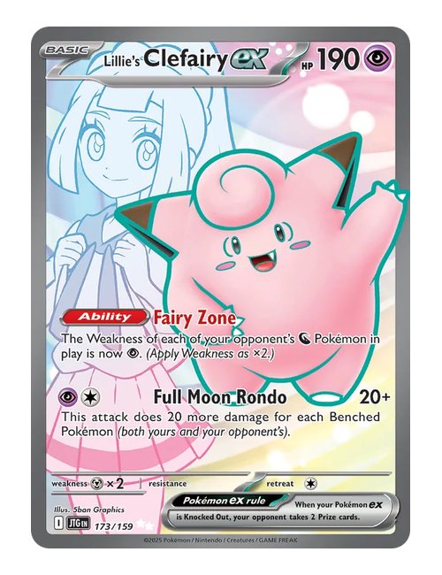 Lillie's Clefairy Ex #173/159 - Journey Together