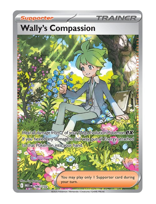 Wally's Compassion #186/095 - Mega Evolution