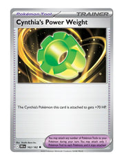 Cynthia's Power Weight #162/182 Reverse Holo - Destined Rivals