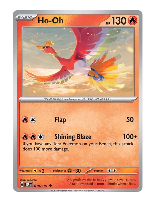 Ho-Oh #19/191 - Surging Sparks