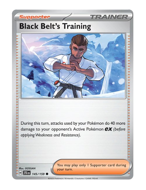Black Belt's Training #145/159 Reverse Holo - Journey Together