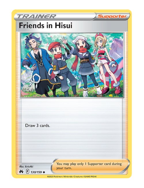 Friends in Hisui #130/160 - Crown Zenith