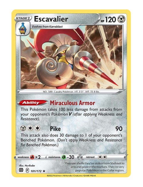 Escavalier #101/172 - Brilliant Stars