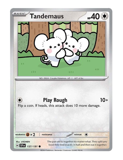 Tandemaus #157/191 Reverse Holo - Surging Sparks