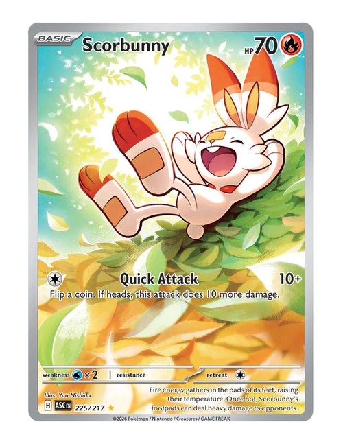 Scorbunny #225/217 - Ascended Heroes