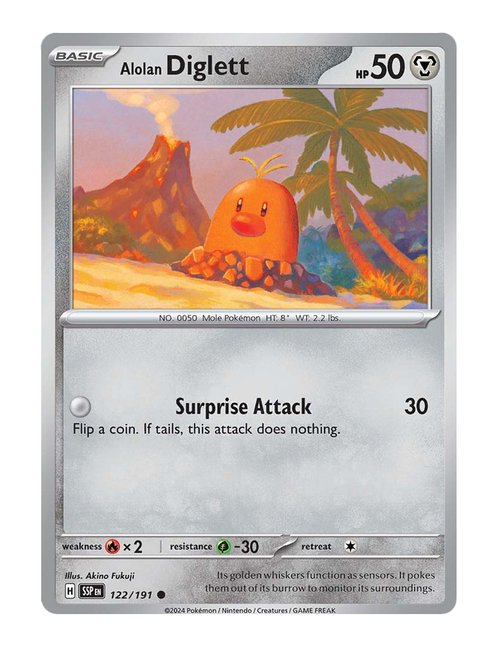 Alolan Diglett #122/191 - Surging Sparks