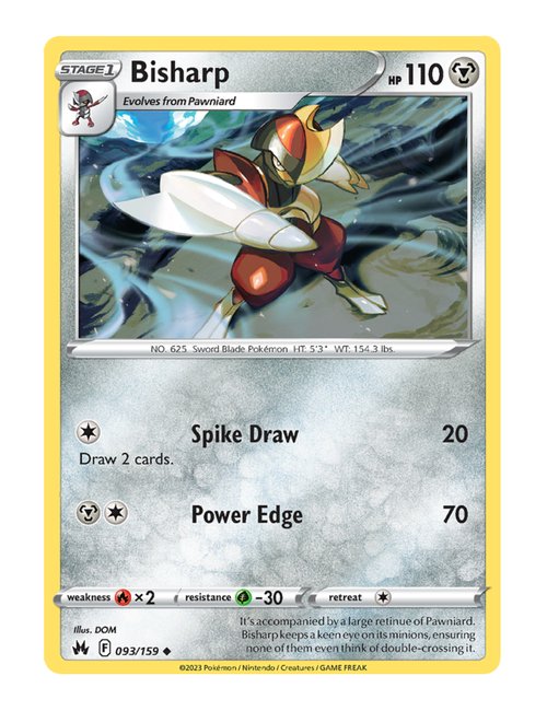 Bisharp #93/160 - Crown Zenith