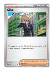Clive #078/091 Reverse Holo - Paldean Fates
