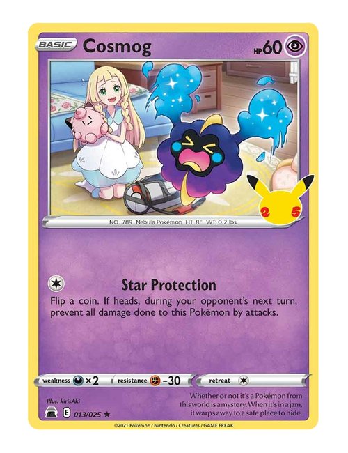 Cosmog #13/025 - Celebrations