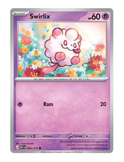 Swirlix #093/217 Reverse Holo - Ascended Heroes