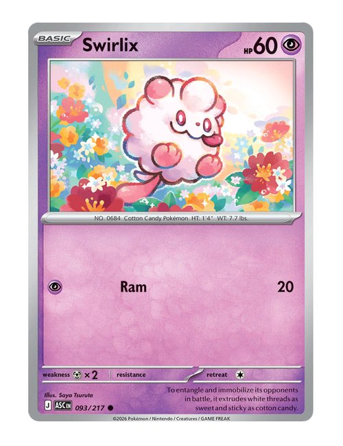 Swirlix #093/217 Reverse Holo - Ascended Heroes