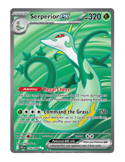 Serperior ex #156/130 - Black Bolt