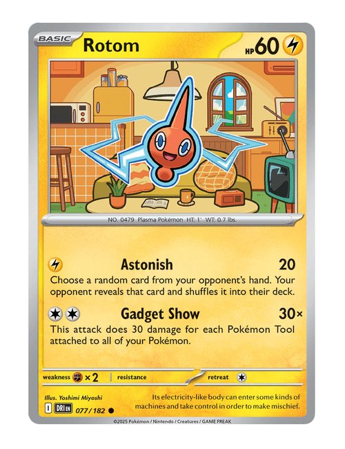 Rotom #077/182 Reverse Holo - Destined Rivals