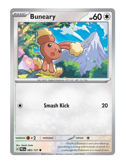 Buneary #083/181 Reverse Holo - Prismatic Evolutions