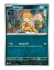 Scraggy #134/217 Reverse Holo - Ascended Heroes
