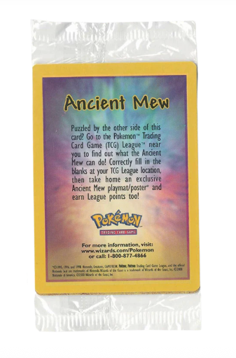 Ancient Mew - Ön yüz (referans) - Roku Cards Müzayede