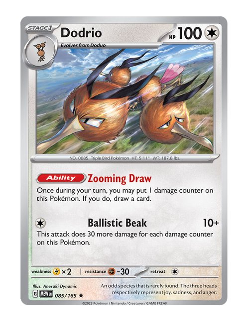 Dodrio #085/165 Holo - 151