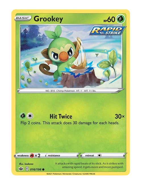 Grookey #16/198 - Chilling Reign