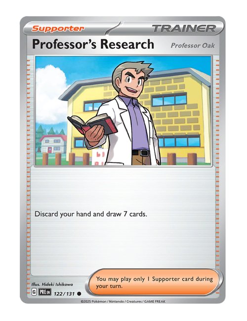 Professor's Research [Professor Oak] #122/181 - Prismatic Evolutions