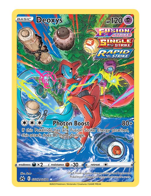 Deoxys #GG12/160 - Crown Zenith