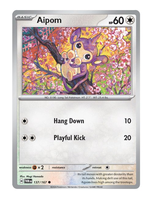 Aipom #137/167 - Twilight Masquerade