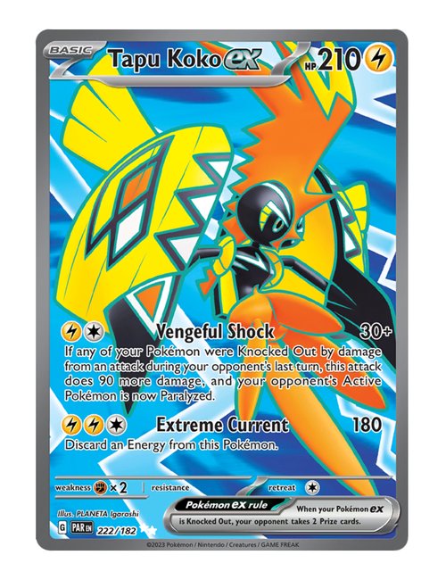 Tapu Koko ex #222/182 - Paradox Rift